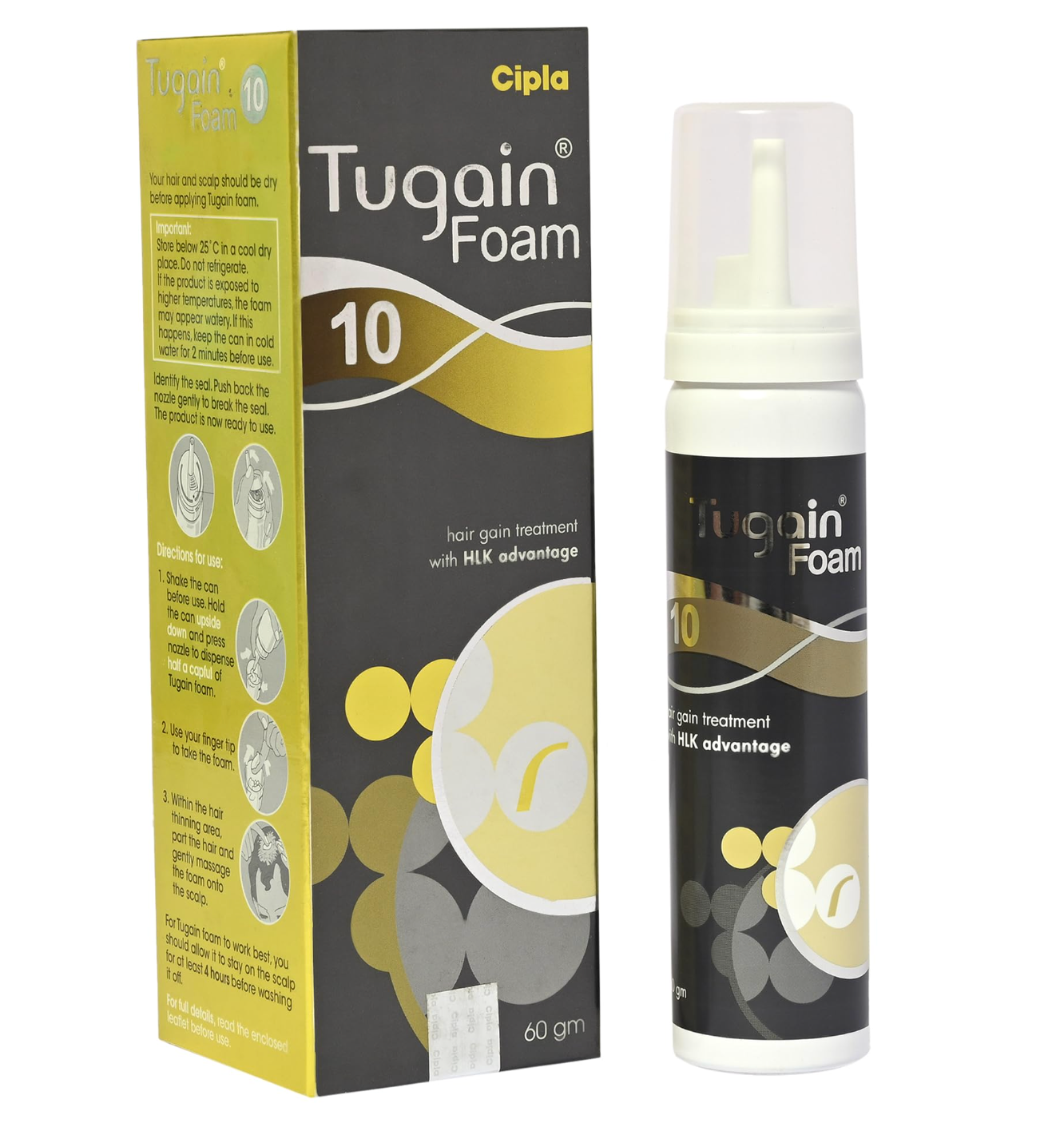 Tugain Foam 10% Minoxidil